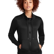 Front view of Women’s Performance Terry Full-Zip Cowl