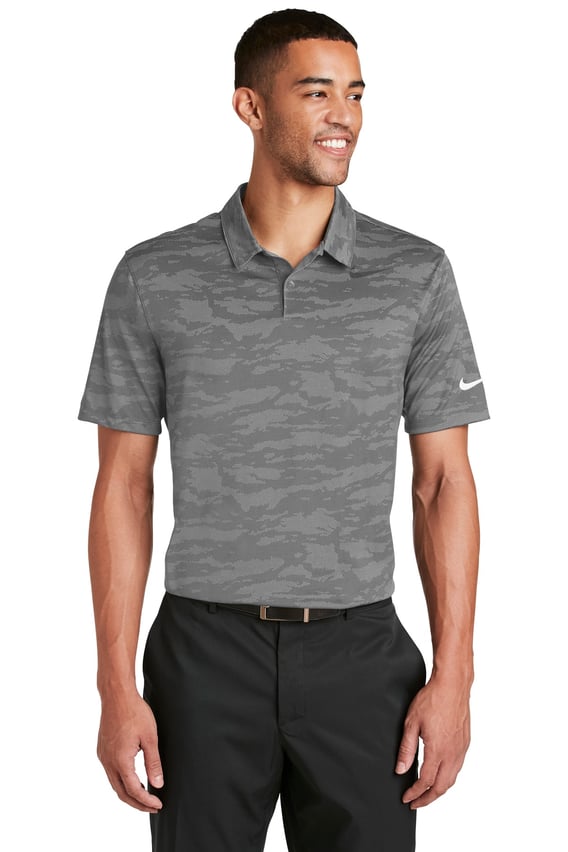 Front view of Dri-FIT Waves Jacquard Polo