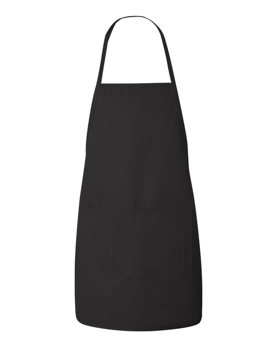 Front view of Long Butcher Block Apron