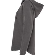 Side view of Women S Lightweight California Wave Wash Hooded Sweatshirt