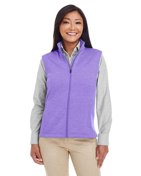 Front view of Women’s Newbury Mélange Fleece Vest