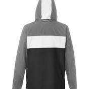 Back view of Windward Anorak Hooded Quarter-Zip Jacket