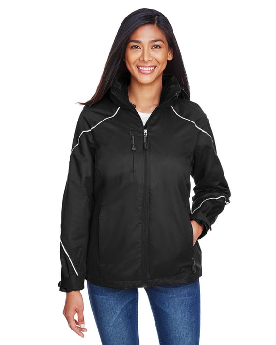 Front view of Ladies’ Angle 3-in-1 Jacket With Bonded Fleece Liner