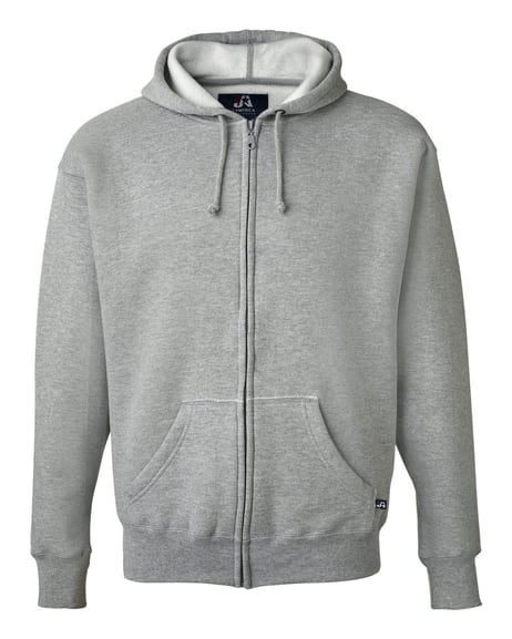 Front view of Premium Full-Zip Hooded Sweatshirt