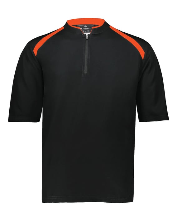 Front view of Clubhouse Short Sleeve Quarter-Zip Pullover