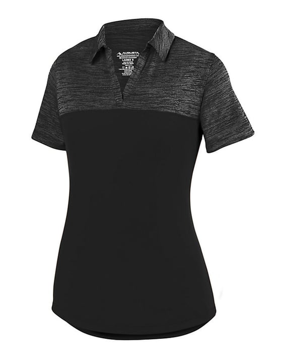 Side view of Women’s Shadow Tonal Heather Polo