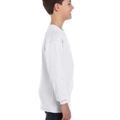 Side view of Youth Authentic-T Long-Sleeve T-Shirt