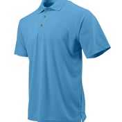 Side view of Youth Saratoga Performance Mini Mesh Polo
