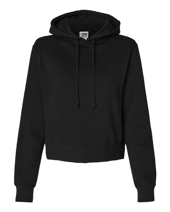 Front view of Women’s Crop Hooded Sweatshirt