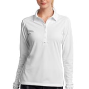 Front view of Women’s Long Sleeve Dri-FIT Stretch Tech Polo
