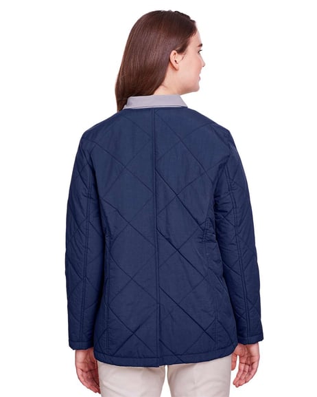 Back view of Women's Dawson Quilted Hacking Jacket