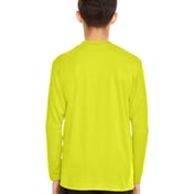 Back view of Youth Zone Performance Long Sleeve T-Shirt