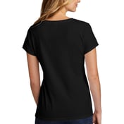 Back view of Women’s Tri-Blend V-Neck Tee
