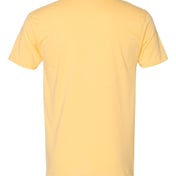 Back view of CVC V-Neck T-Shirt