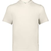 Front view of Eco Revive™ Youth Ventura Soft Knit Short Sleeve Hoodie