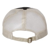 Back view of Contrast-Stitch Mesh-Back Cap