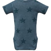 Back view of Infant Star Print Bodysuit