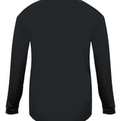 Back view of Ultimate SoftLock™ Youth Long Sleeve T-Shirt