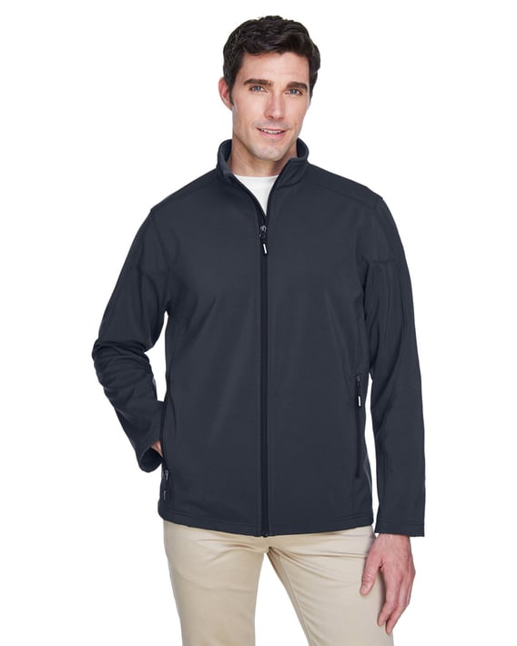Front view of Men’s Cruise Two-Layer Fleece Bonded SoftShell Jacket
