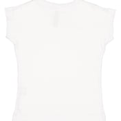 Back view of Toddler Girls’ Fine Jersey T-Shirt
