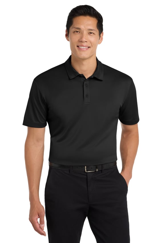 Front view of Tall Silk Touch Performance Polo