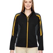 Front view of Ladies’ Strike Colorblock Fleece Jacket