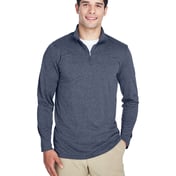 Front view of Men’s Cool & Dry Heathered Performance Quarter-Zip