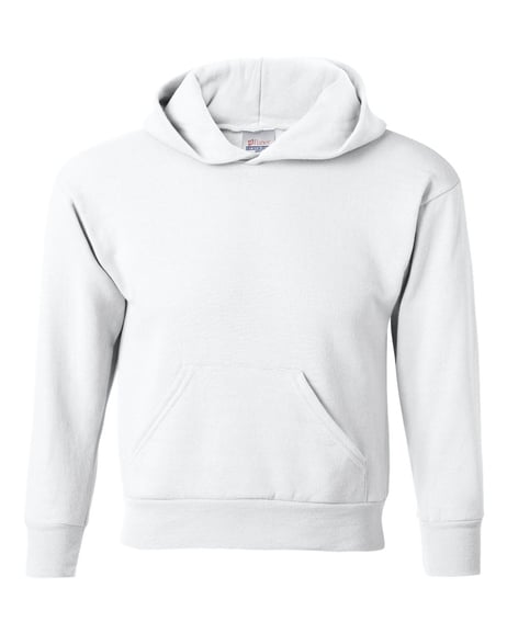 Front view of Ecosmart® Youth Hooded Sweatshirt