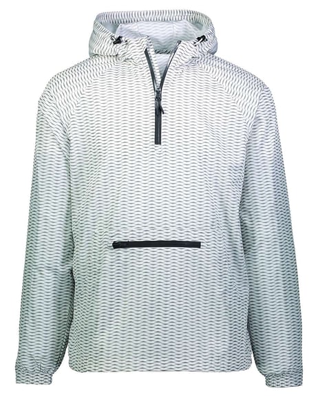 Front view of Range Hooded Packable Quarter-Zip Jacket