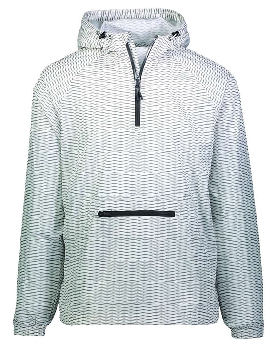 Front view of Range Hooded Packable Quarter-Zip Jacket