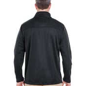 Back view of Men’s Solid Soft Shell Jacket