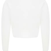 Back view of Women’s Cropped Pullover Sweatshirt