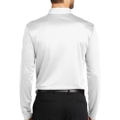 Back view of Silk Touch Performance Long Sleeve Polo