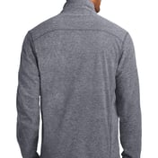 Back view of Heather Microfleece Full-Zip Jacket