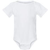 Front view of Infant Baby Rib Bodysuit