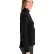 Side view of CrownLux Performance® Ladies’ Fleece Full-Zip