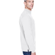 Side view of Adult Sueded Cotton Jersey Mock Turtleneck