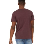 Back view of Unisex Sueded T-Shirt