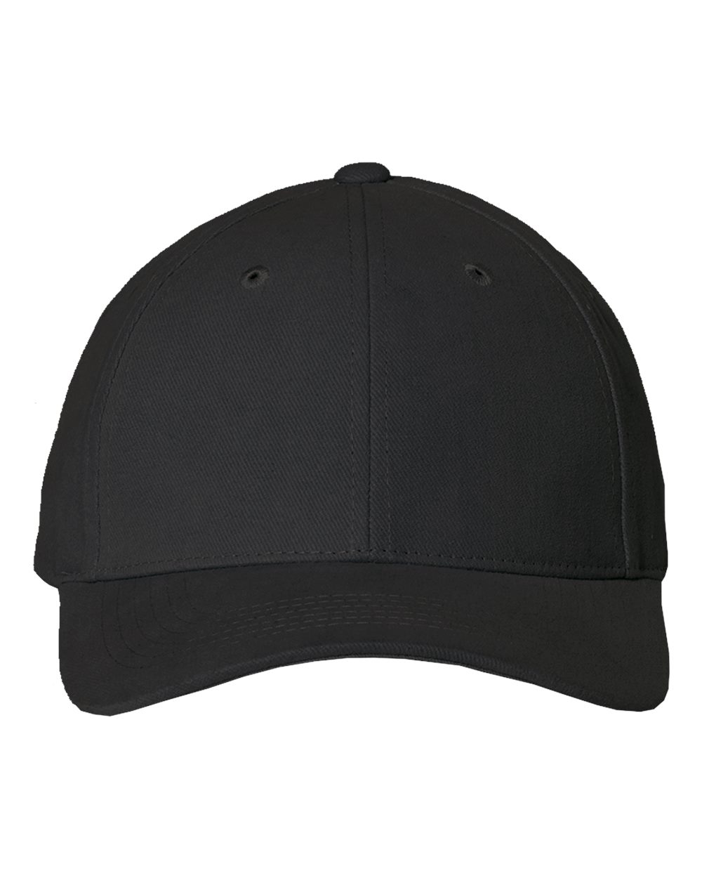 Front view of Heavy Brushed Twill Structured Cap