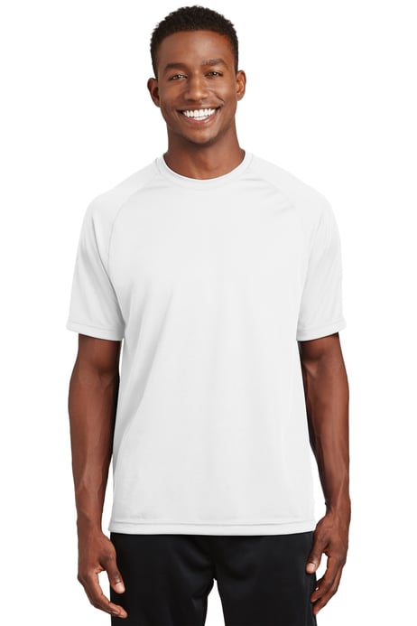 Front view of Dry Zone&reg; Short Sleeve Raglan T-Shirt