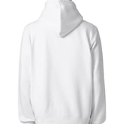 Back view of Unisex Mixer Full-Zip Hooded Sweatshirt