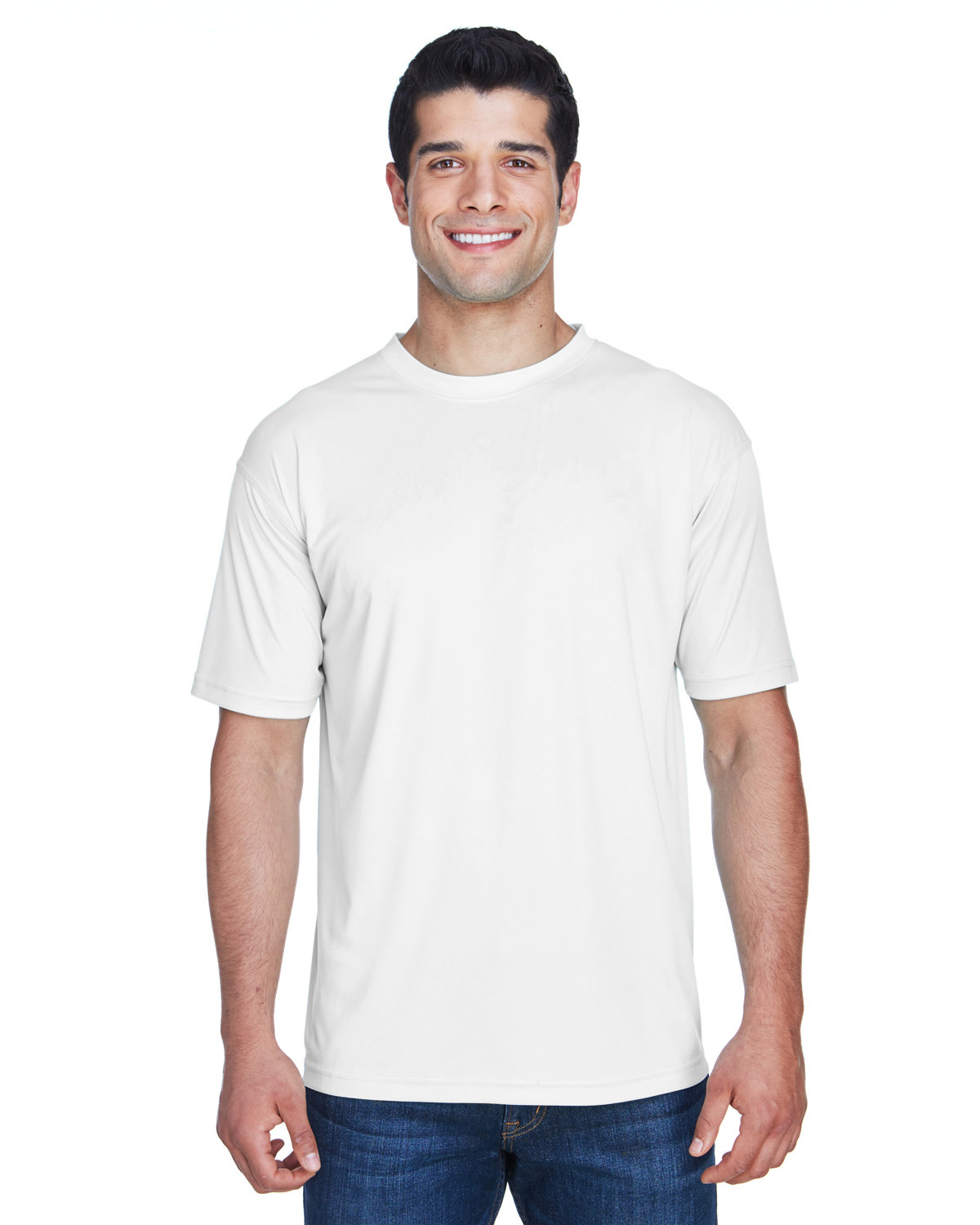 Front view of Men’s Cool & Dry Sport Performance Interlock T-Shirt
