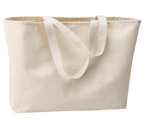 Front view of Ideal Twill Jumbo Tote
