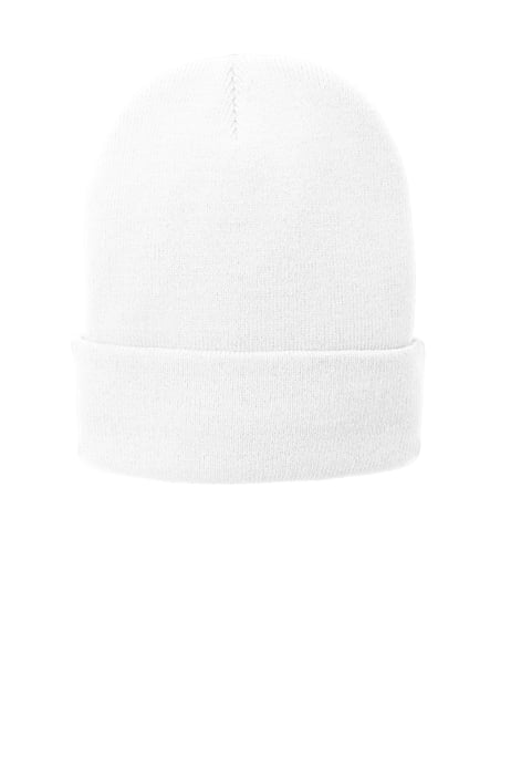 Front view of Fleece-Lined Knit Cap
