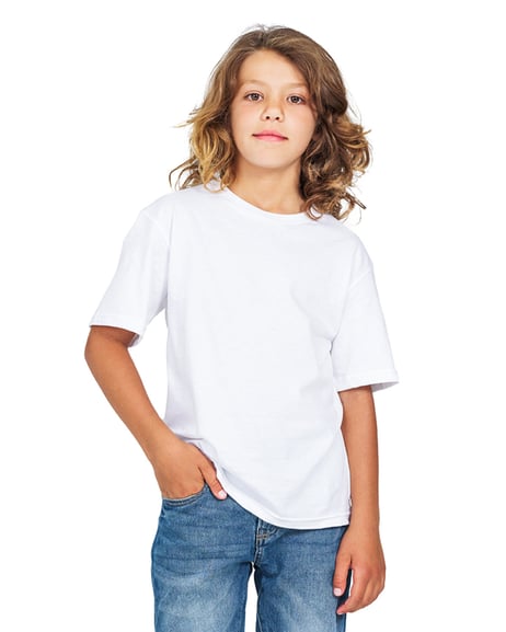 Front view of Youth Organic Cotton T-Shirt