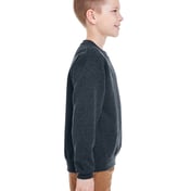 Side view of Youth NuBlend® Fleece Crew