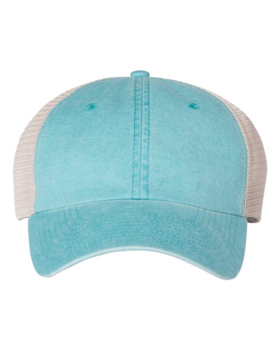 Front view of Pigment-Dyed Trucker Cap
