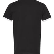 Back view of Fine Jersey Ringer T-Shirt