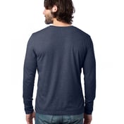 Back view of Unisex Long-Sleeve Go-To T-Shirt