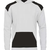 Front view of Youth Breakout Performance Fleece Hooded Sweatshirt